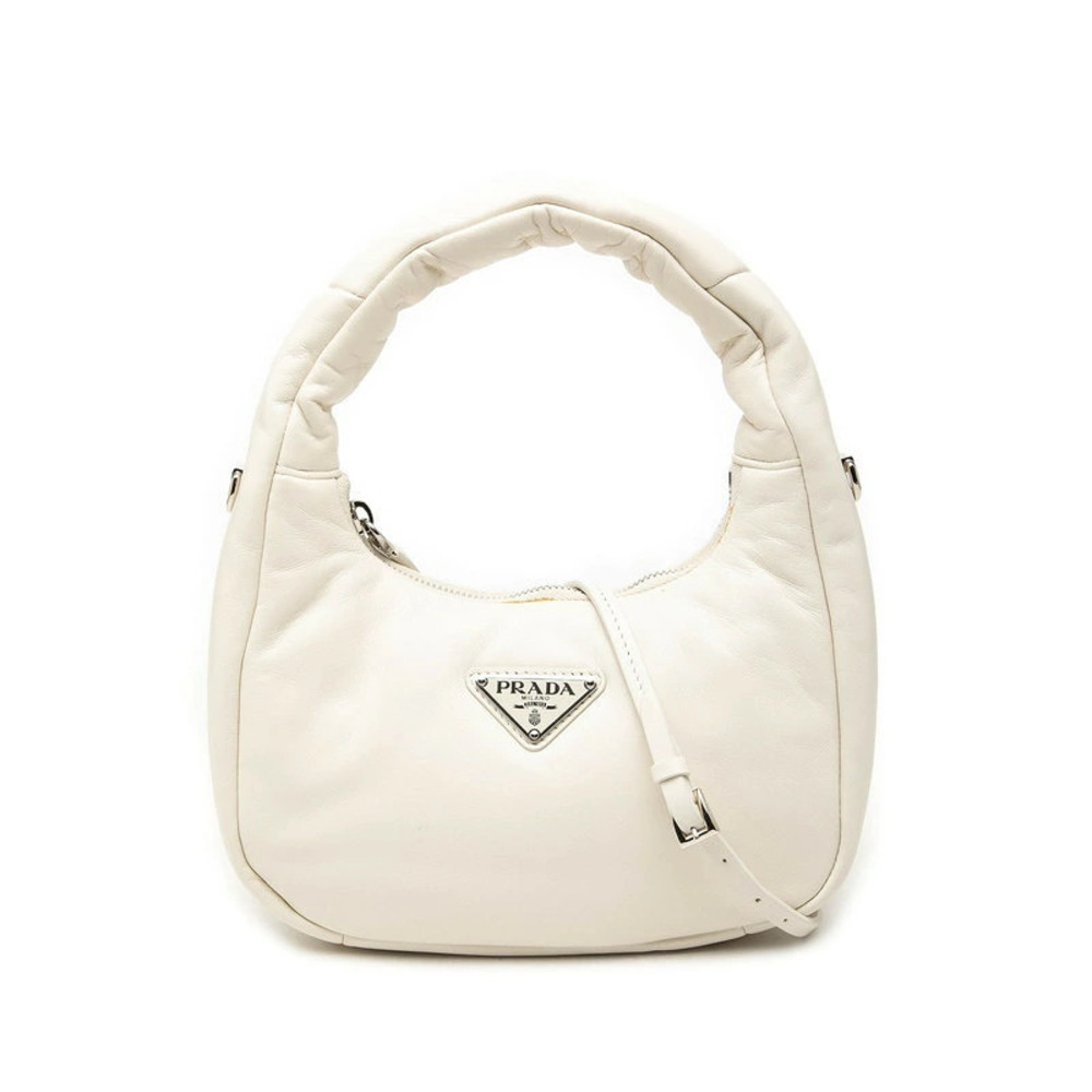 Prada Re Edition Padded Nappa Leather 2Way Shoulder Bag White